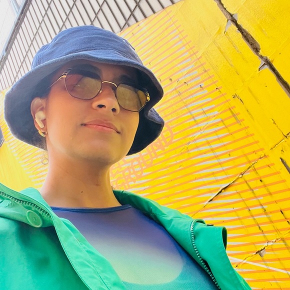 RUSSELL ATHLETIC • Navy Blue Terrorbird Media Terry Cloth Bucket Hat - Picture 16 of 16